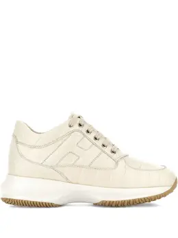 Hogan: Белые кроссовки  Interactive sneakers