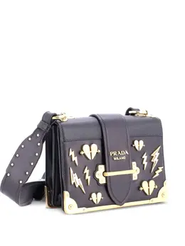 Prada Pre-Owned: Чёрная сумка через плечо 