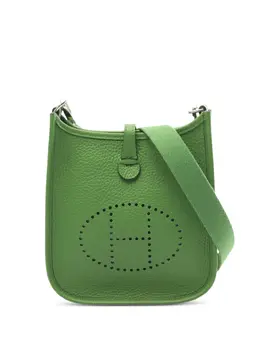 Hermès Pre-Owned: Зелёная сумка через плечо 