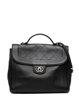 CHANEL Pre-Owned: Чёрная сумка на руку 