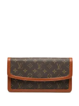 Louis Vuitton Pre-Owned: Коричневый клатч 