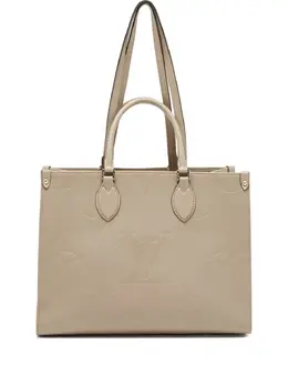 Louis Vuitton Pre-Owned: Бежевая сумка-шоппер 