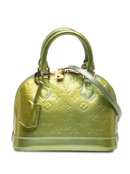 Louis Vuitton Pre-Owned: Зелёная сумка 