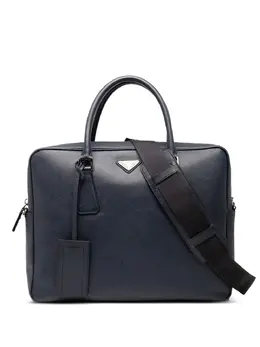 Prada Pre-Owned: Голубая сумка 