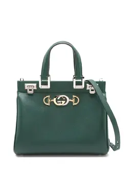 Gucci Pre-Owned: Зелёная сумка на руку 