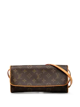 Louis Vuitton Pre-Owned: Коричневая сумка через плечо 