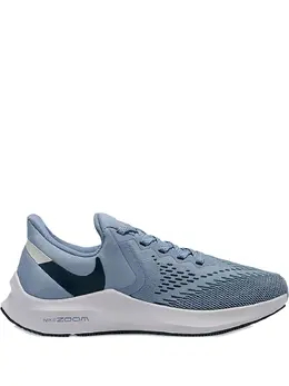 Nike: Голубые кроссовки  Air Zoom