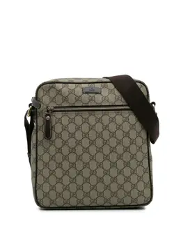 Gucci Pre-Owned: Коричневая сумка через плечо 