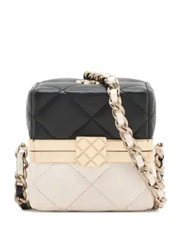 CHANEL Pre-Owned: Двухцветный клатч 