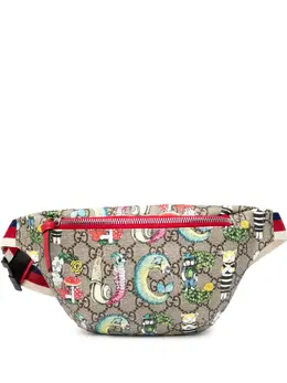 Gucci Pre-Owned: Коричневая поясная сумка 