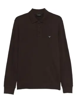 Emporio Armani: Поло с длинным рукавом 