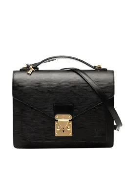 Louis Vuitton Pre-Owned: Чёрная сумка 