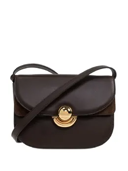 Furla: Коричневая сумка через плечо 