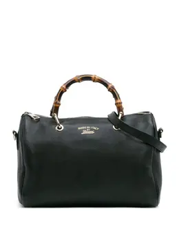 Gucci Pre-Owned: Чёрная сумка-шоппер 