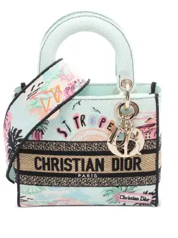 Christian Dior Pre-Owned: Зелёная сумка 