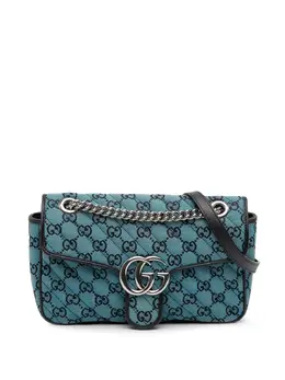 Gucci Pre-Owned: Голубая сумка 