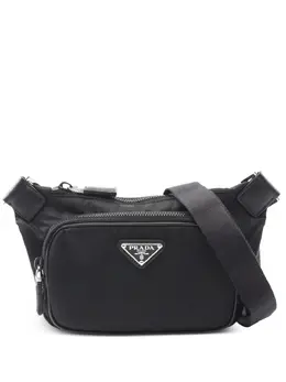 Prada Pre-Owned: Чёрная сумка через плечо 