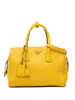 Prada Pre-Owned: Жёлтая сумка 