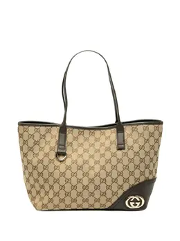 Gucci Pre-Owned: Коричневая сумка-шоппер 
