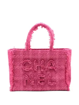 CHANEL Pre-Owned: Розовая сумка-шоппер 
