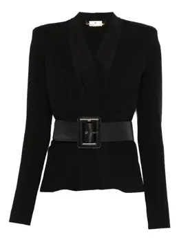 Elisabetta Franchi: Чёрный жакет 