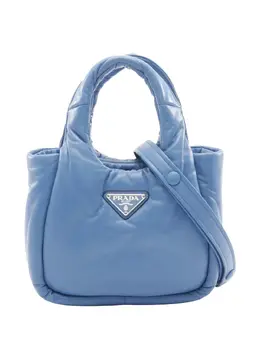 Prada Pre-Owned: Голубая сумка 