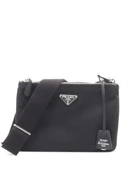 Prada Pre-Owned: Чёрная сумка через плечо 