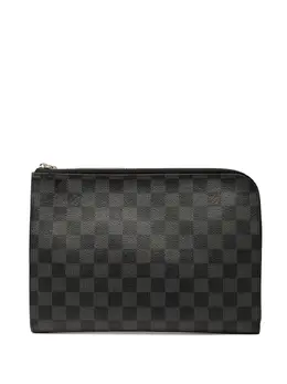 Louis Vuitton Pre-Owned: Серебристый клатч 