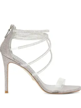 Stuart Weitzman: Серебристые сандалии 