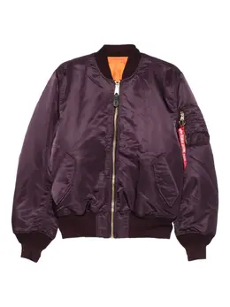 Alpha Industries: Фиолетовая куртка 