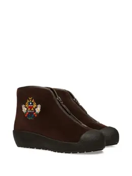 Bally: Коричневые ботинки 