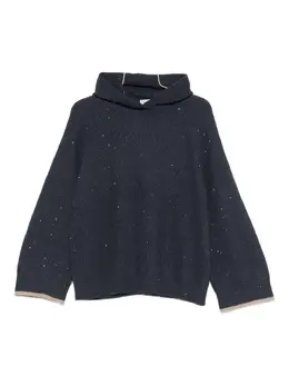 Brunello Cucinelli: Толстовка с блёстками 