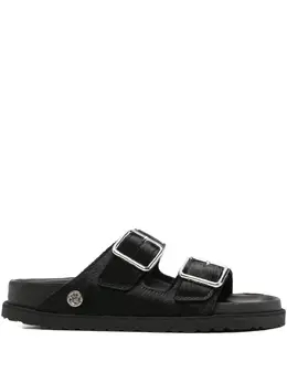 Birkenstock: Чёрные сандалии 