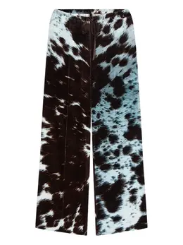 DRIES VAN NOTEN: Брюки с принтом 