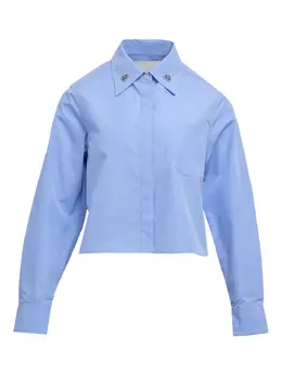 3.1 Phillip Lim: Голубой топ 
