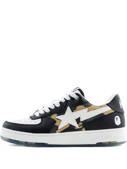 A BATHING APE®: Чёрные кроссовки 