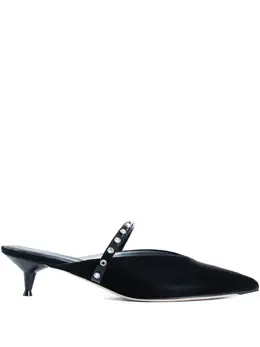 Alexander McQueen: Чёрные сабо 