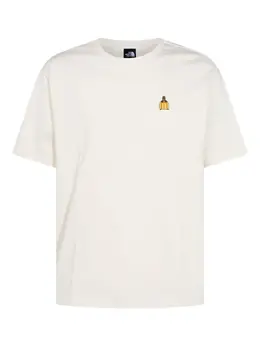 The North Face: Белая футболка  Mountain