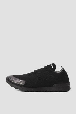 Kiton: Чёрные кроссовки 
