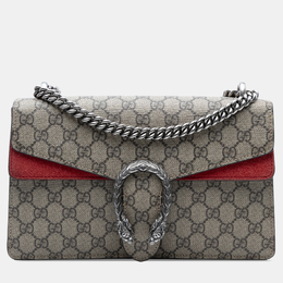 Gucci: Бежевая сумка  GG Supreme