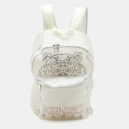 Kenzo: Белый рюкзак  Tiger