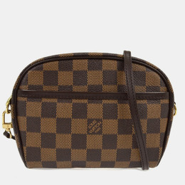 Louis Vuitton: Коричневая сумка  Pochette