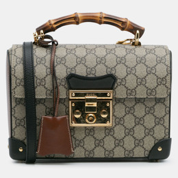 Gucci: Бежевая сумка  GG Supreme