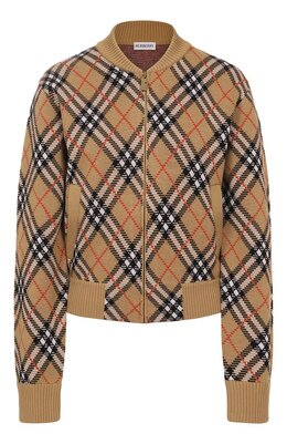 Burberry: Кардиган из шерсти 