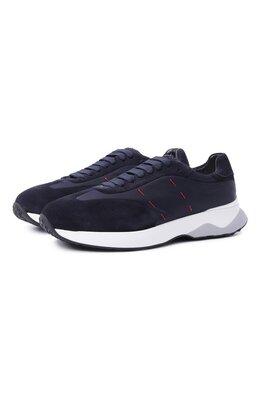 Kiton: Синие кроссовки 