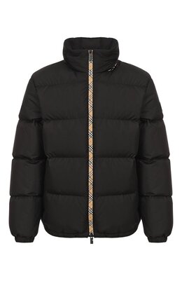 Burberry: Чёрный пуховик 