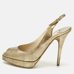 Jimmy Choo: Золотые босоножки 
