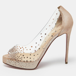 Christian Louboutin: Бежевые туфли 