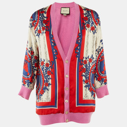 Gucci: Розовый кардиган 