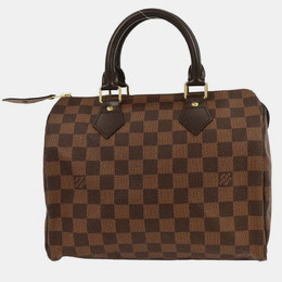 Louis Vuitton: Коричневая сумка  Speedy 25